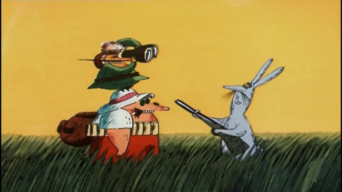 Зайцев не видали. Зайца не видали. Зайцы в советских мультфильмах.
